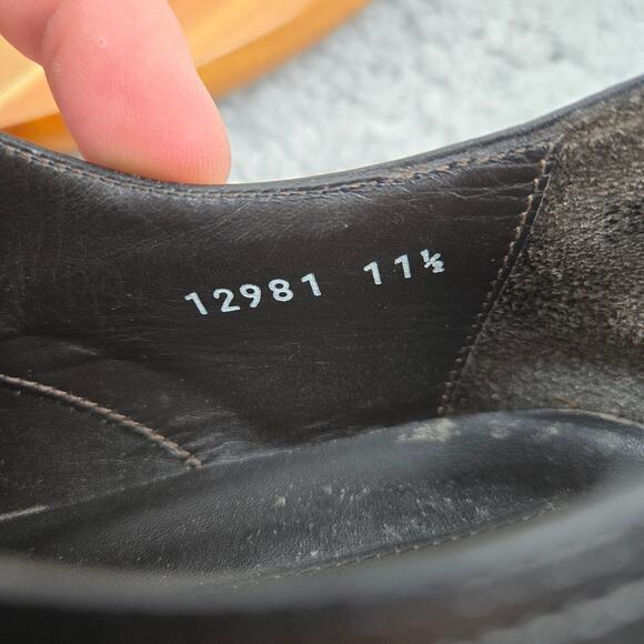 To Boot New York Men 11.5 Aidan Black Leather Business Cap Toe Oxford Dress Shoe main image 8